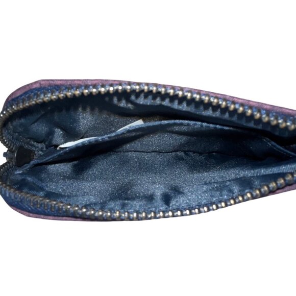 Lululemon Deep Purple 100% Polyester With Keyring Clip Compact Zippered Pouch OS - Picture 5 of 7